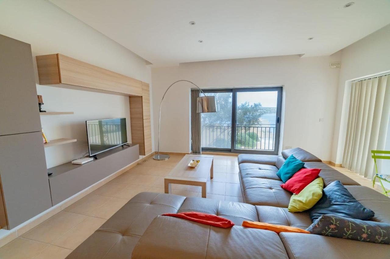 Luxury Seaview & Pool-Hosted By Sweetstay Mellieha Bagian luar foto